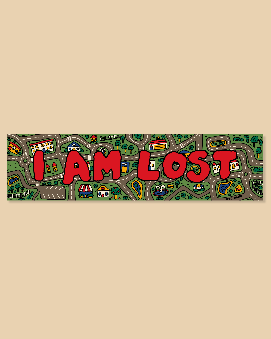 I Am Lost Bumper Sticker