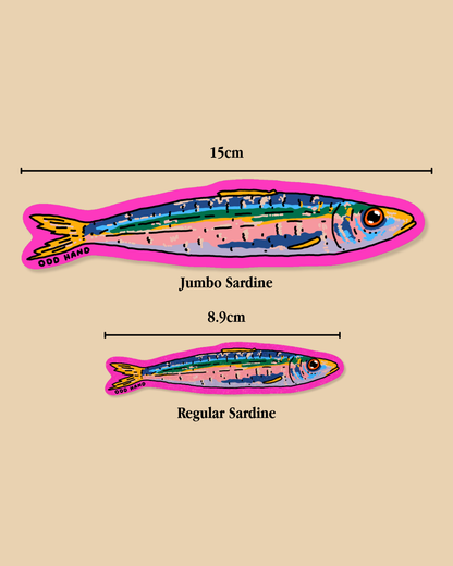 Jumbo Sardine Sticker