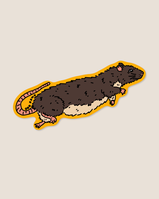 Jumping Rat Sticker