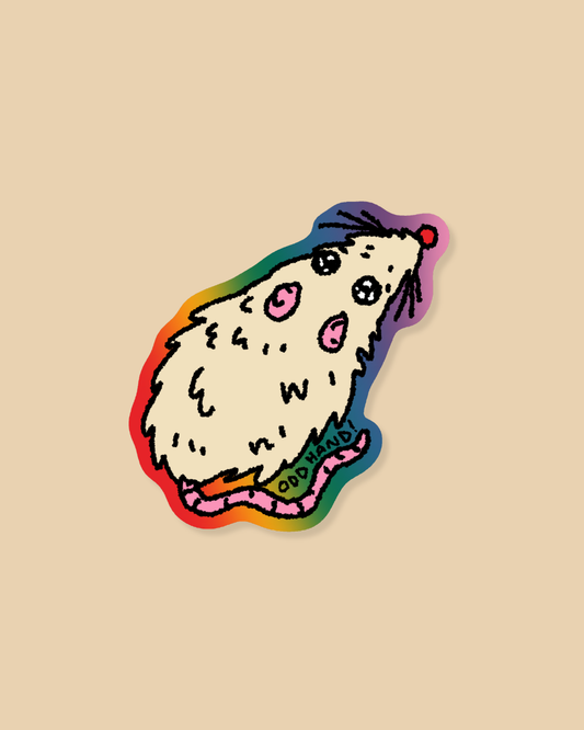 Rainbow Rat Sticker