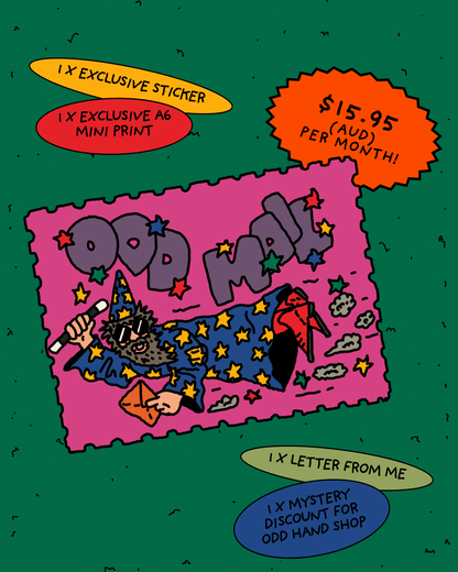 ODD MAIL: Monthly Sticker Club