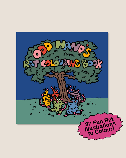 Odd Hand's Rat Colouring Book