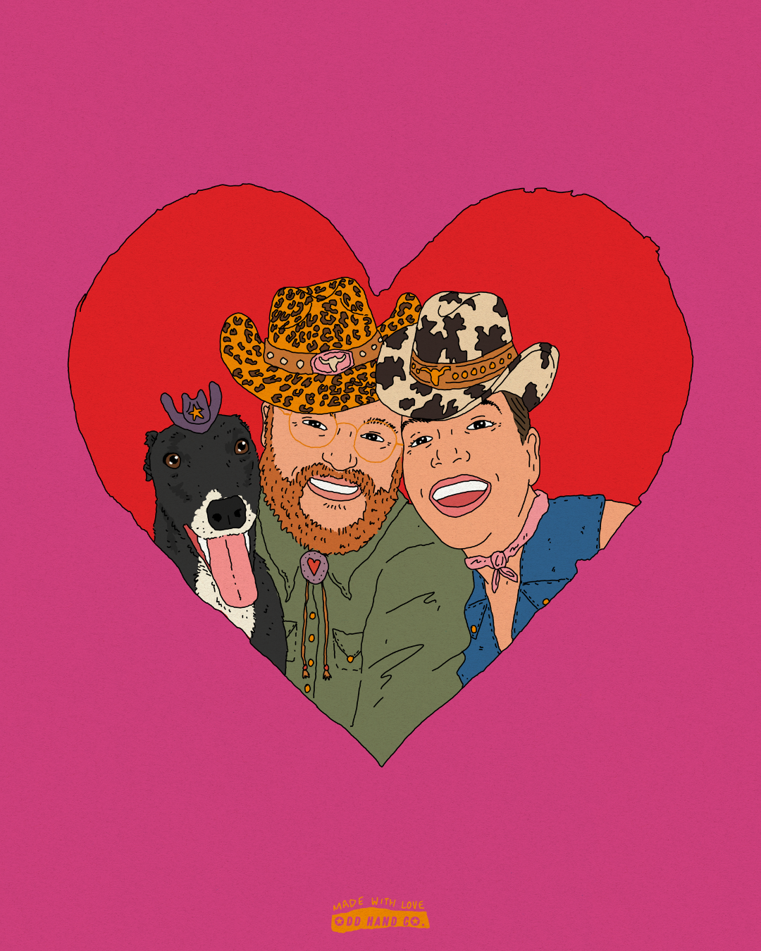 Cowboys-in-a-Heart Portrait