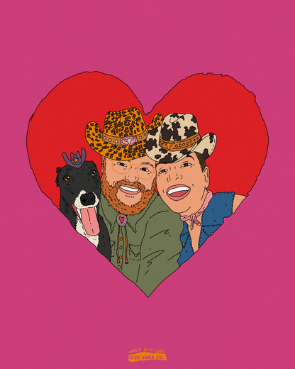 Cowboys-in-a-Heart Portrait