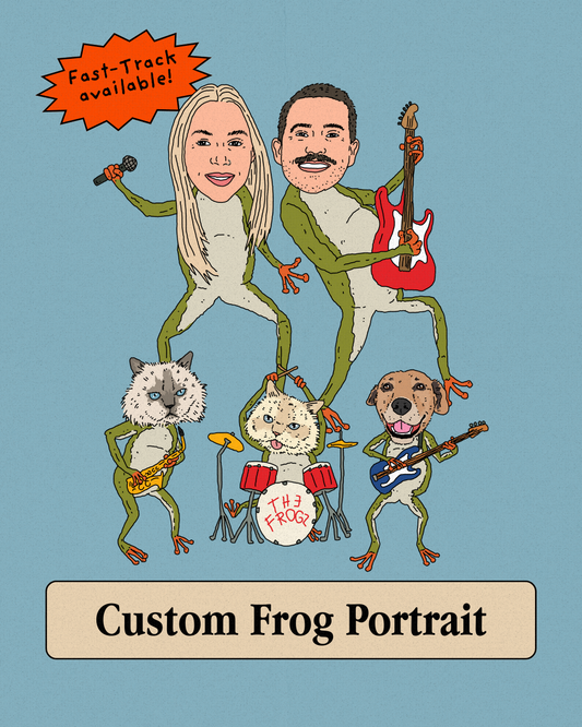 Custom Frog Portrait