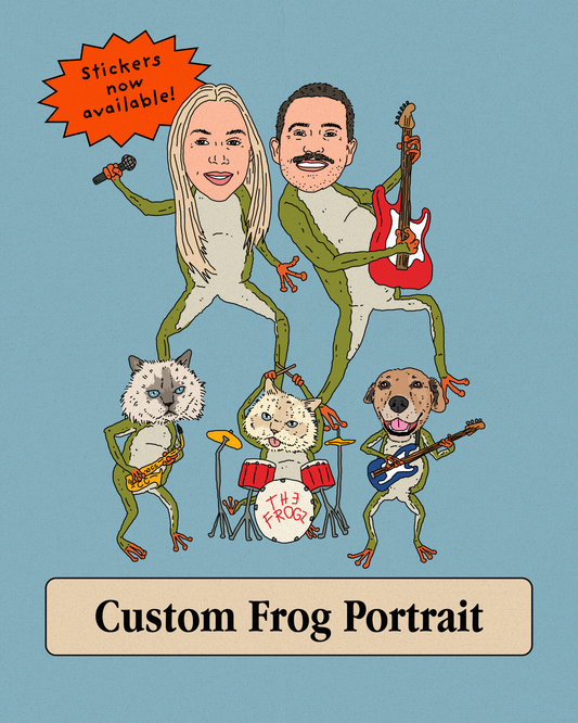 Custom Frog Portrait