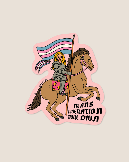 Trans Liberation Diva Sticker