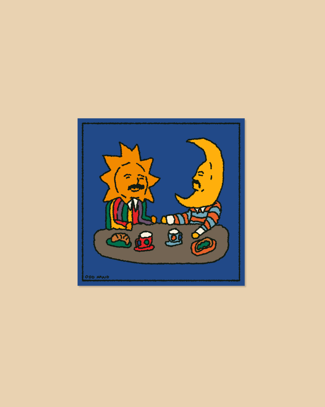 Sun + Moon Sticker