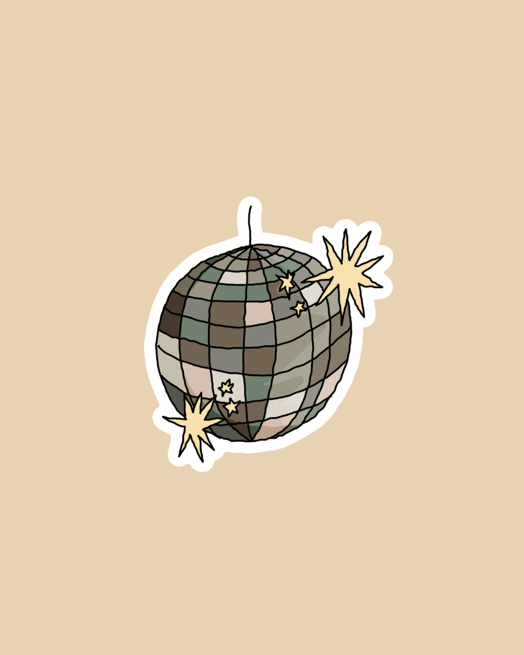 Disco Ball Sticker