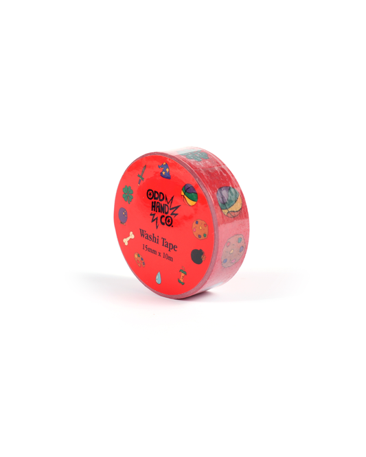Red Odd Selection Washi Tape