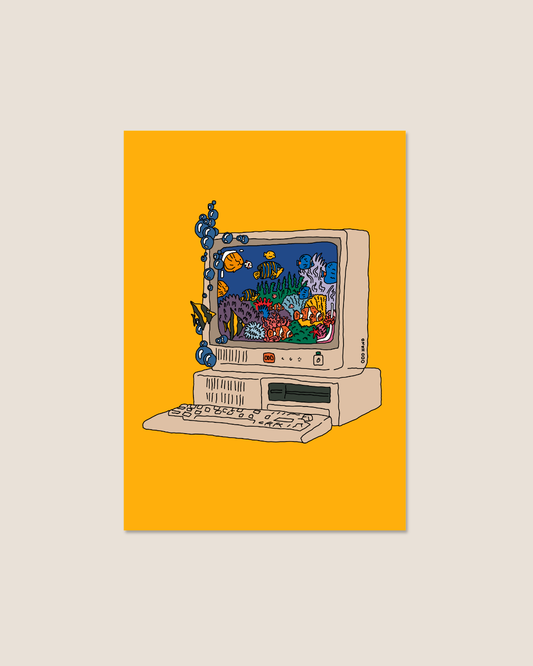 PC Aquarium Postcard