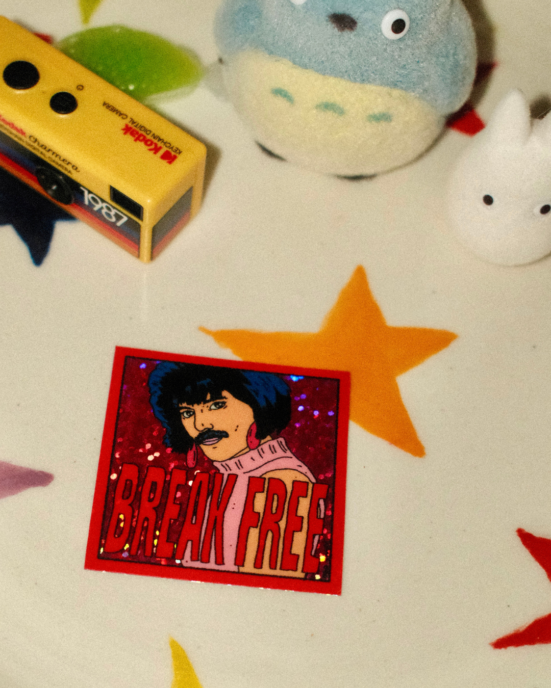Break Free Holo Square Sticker