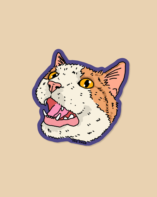 Ginger Cat Sticker