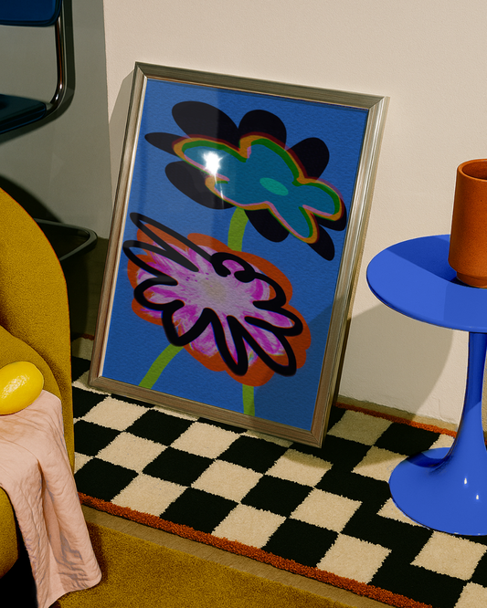 Bloomed Into Blue Print