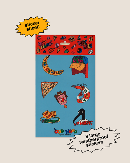 Aussie Nostalgia Sticker Sheet