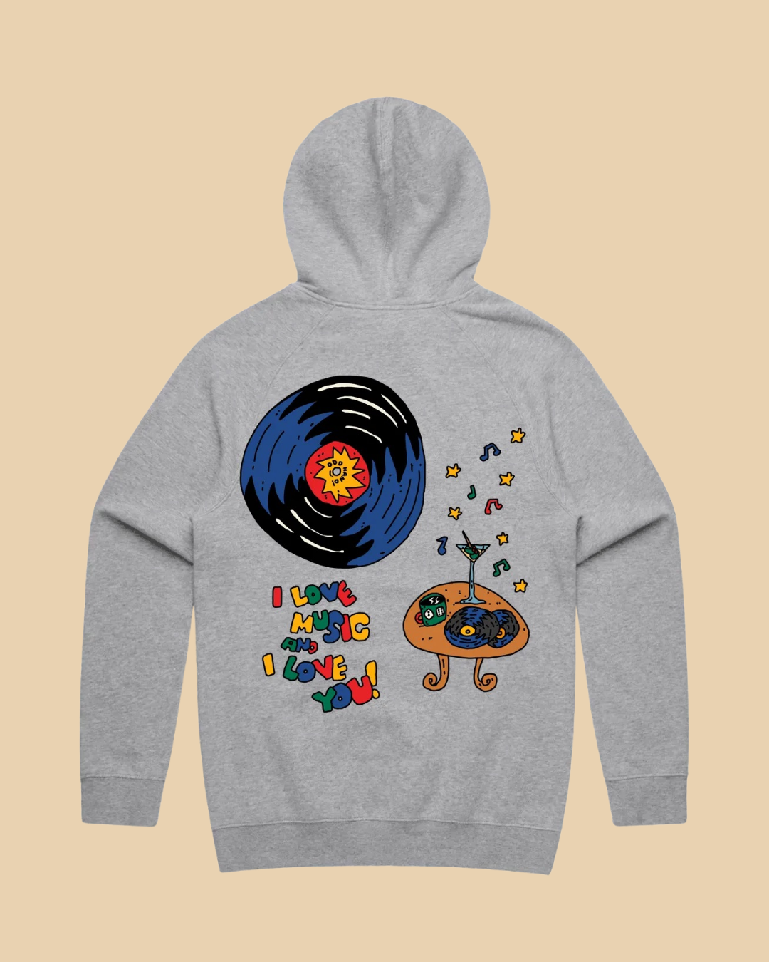I Love Music Hoodie