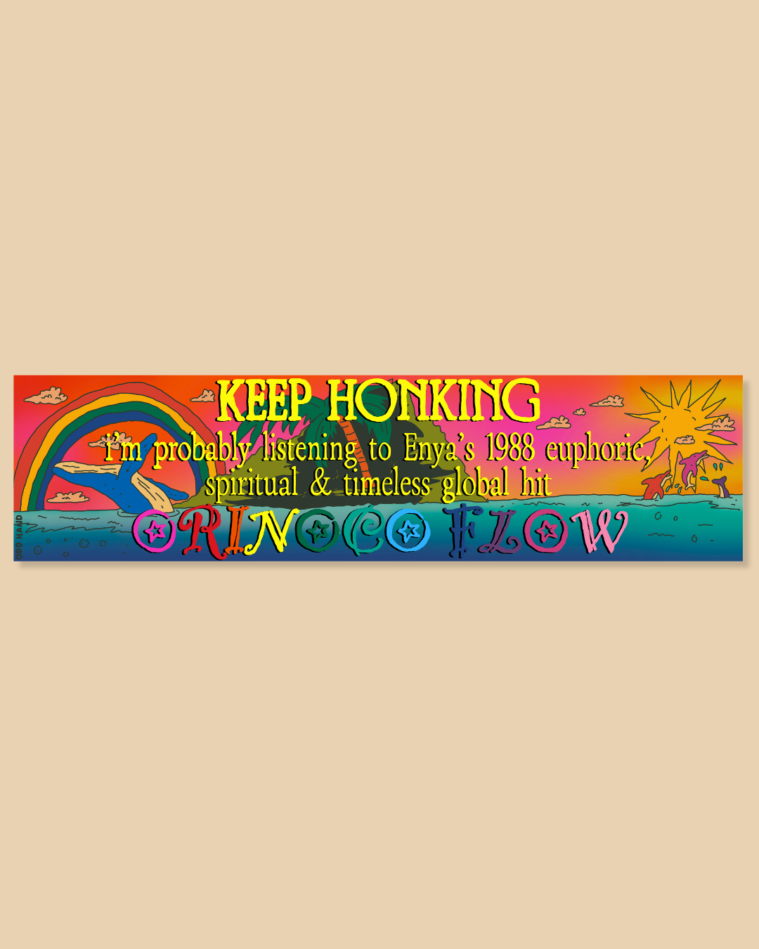 Sail Away Bumper Sticker