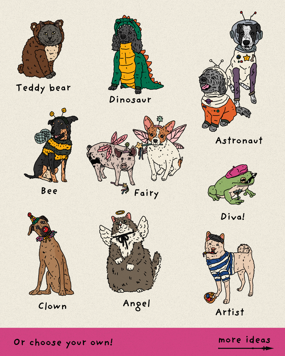 Pet Dress-Up Portrait