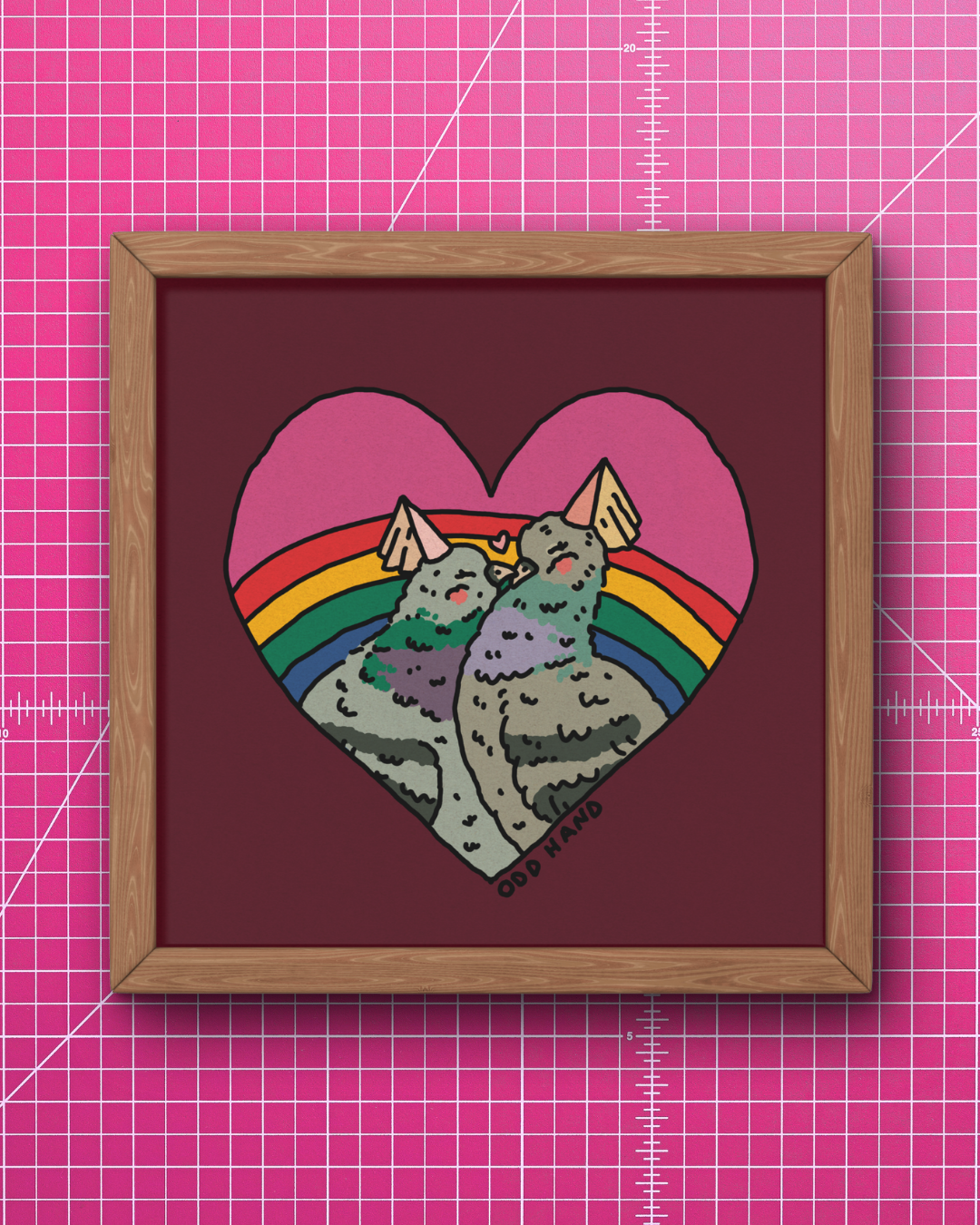 Pigeon Love Print