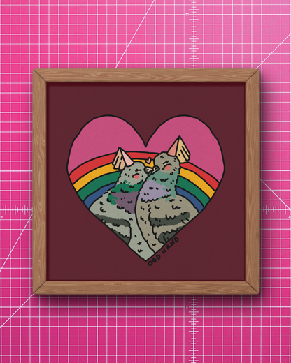 Pigeon Love Print