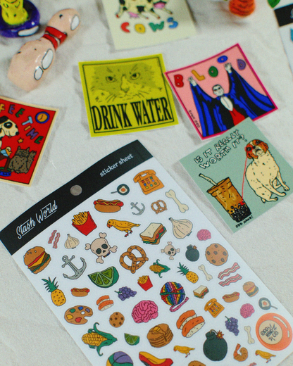 Odd Things Sticker Sheet