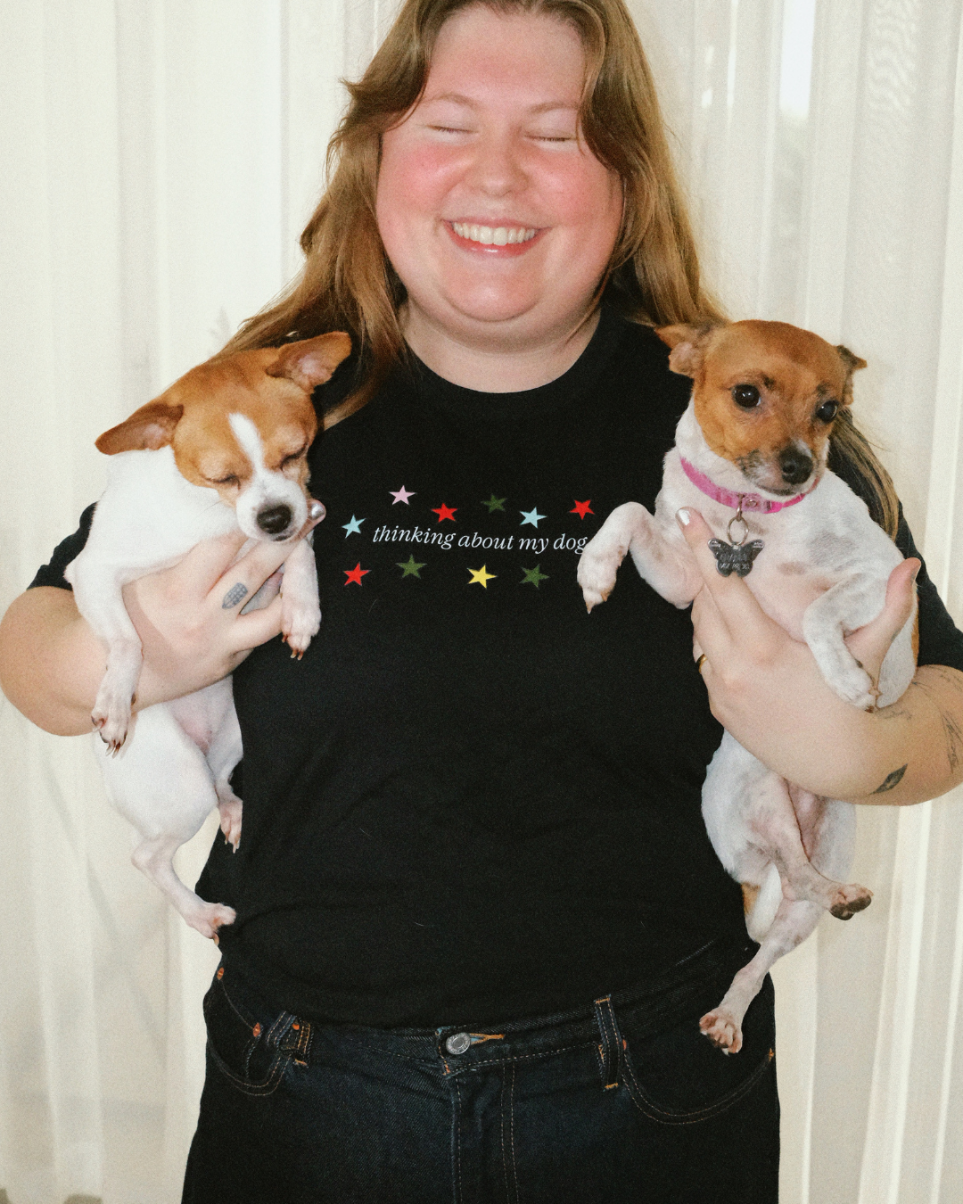 Thinking About My Dog T-Shirt (By Rat Baby)