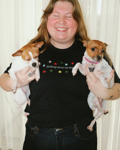 Thinking About My Dog T-Shirt (By Rat Baby)