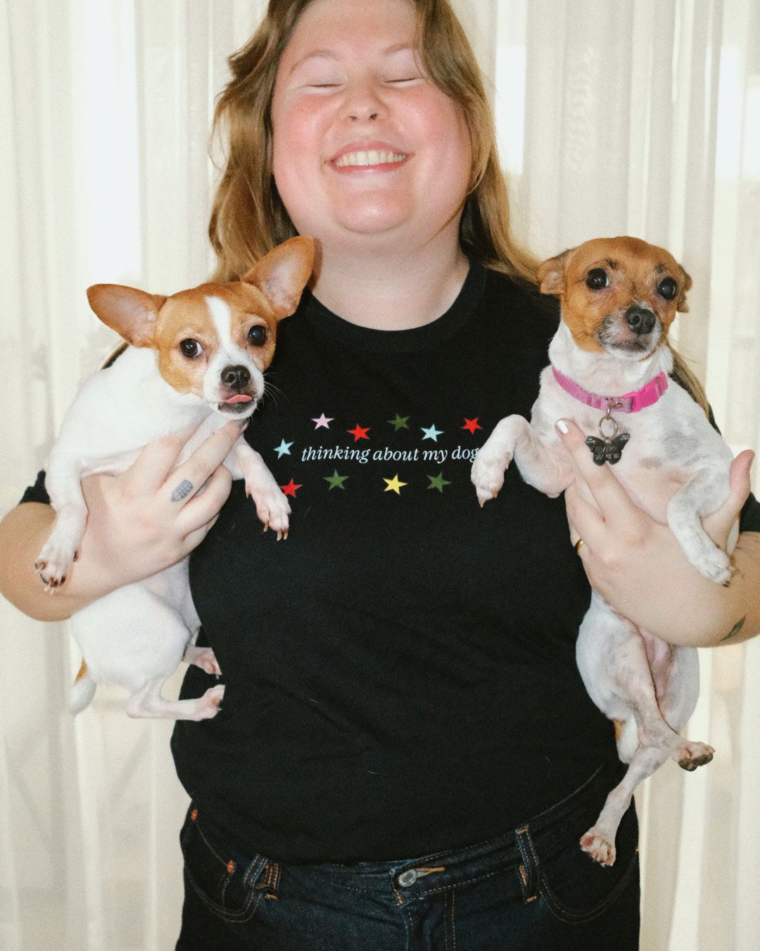Thinking About My Dog T-Shirt (By Rat Baby)