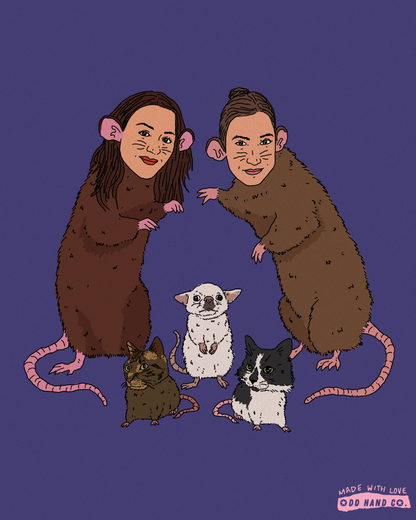 Custom Rat Portrait