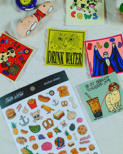 Odd Things Sticker Sheet
