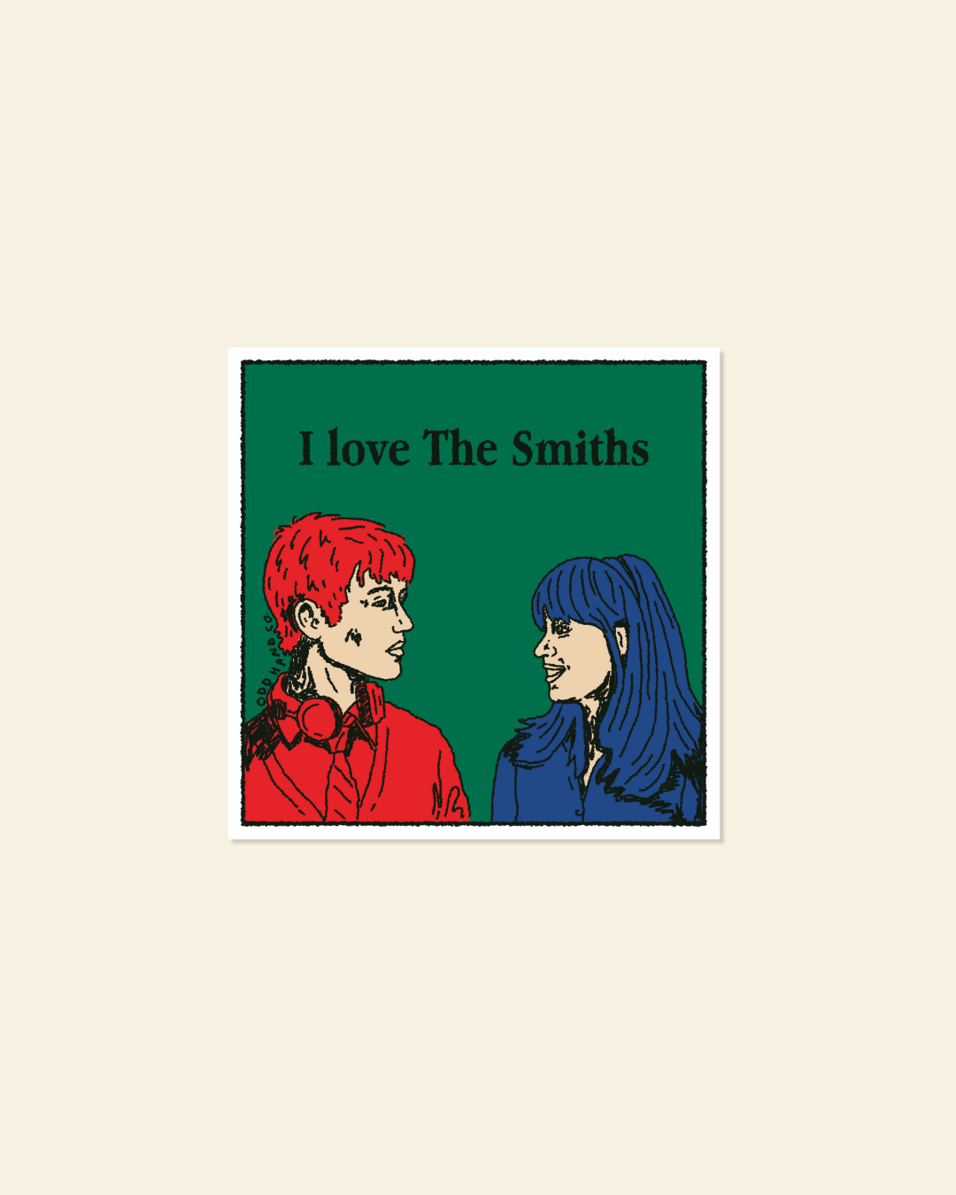 I Love The Smiths Sticker