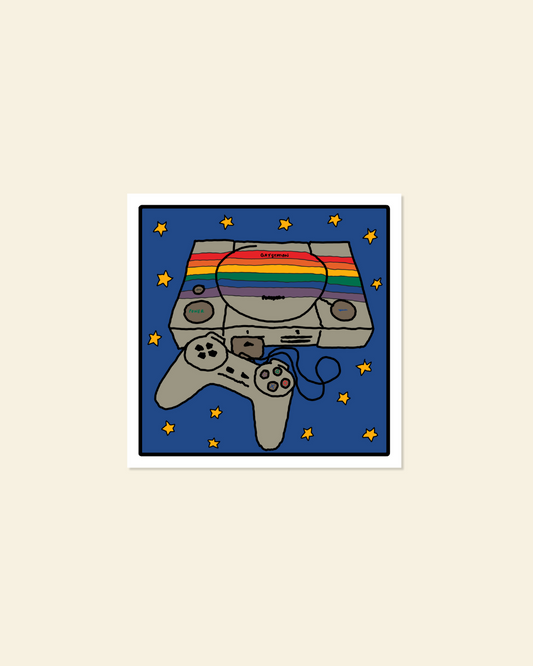 Gay-station Sticker