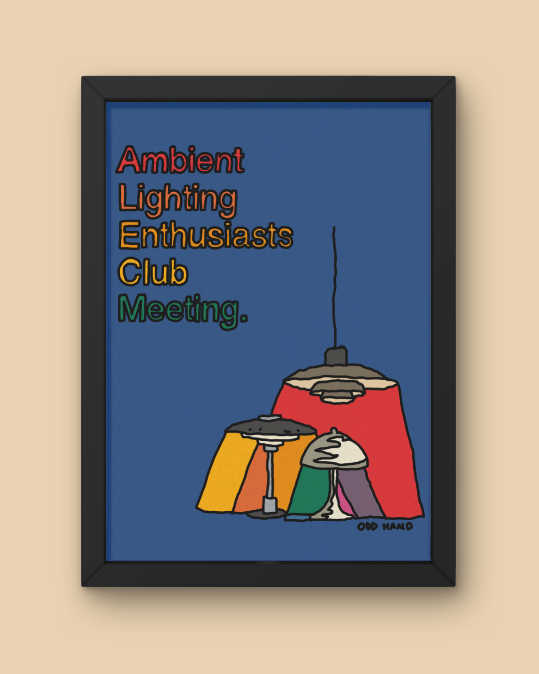 Ambient Lighting Club Print