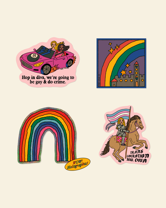 For The Gays Bundle (4 Stickers)