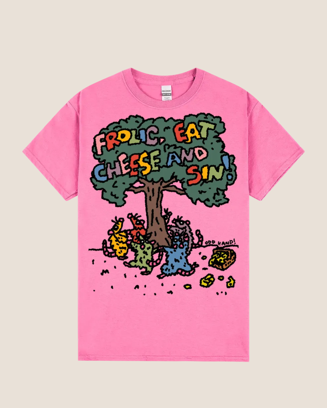Frolic, Eat Cheese and Sin Rats T-Shirt