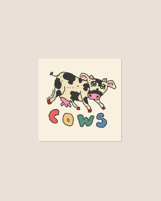 Cows Square Sticker