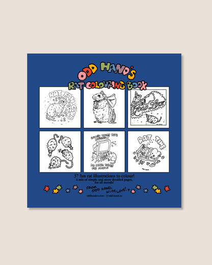 Odd Hand's Rat Colouring Book