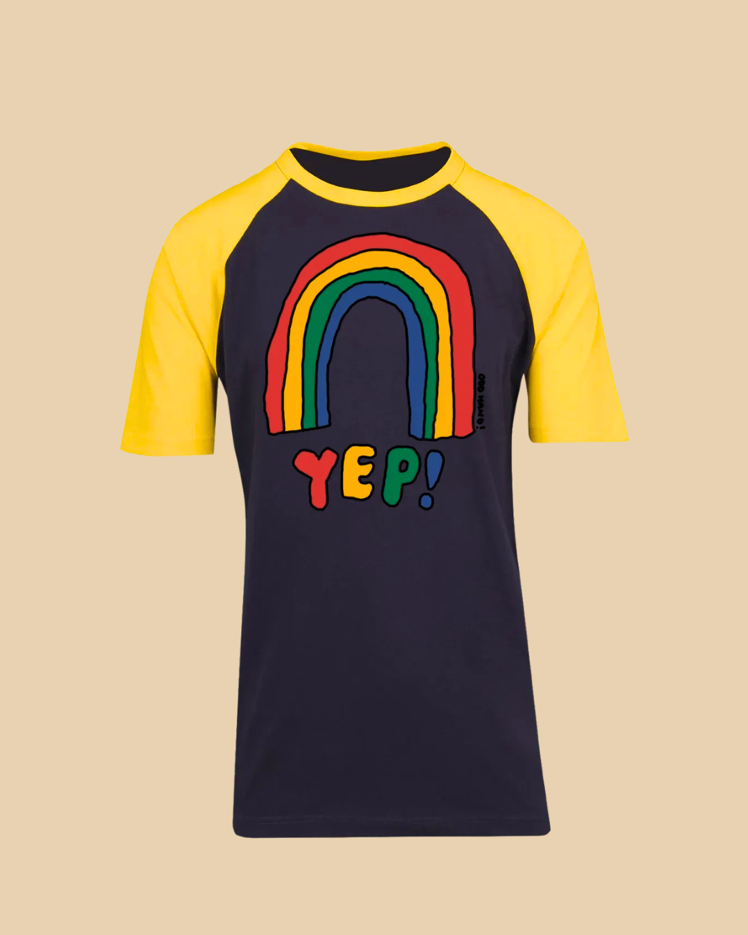 Yep! Rainbow Raglan T-Shirt