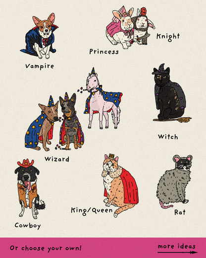 Pet Dress-Up Portrait