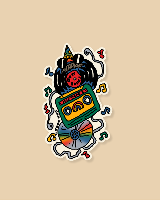 Music Creature Sticker