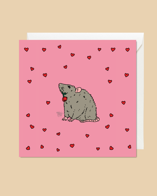 Rat Love Card
