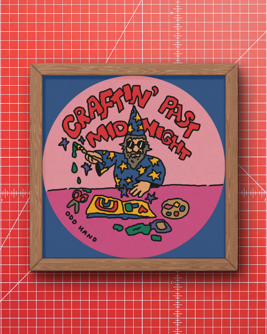 Craftin’ Past Midnight Print