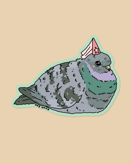 Pigeon Princess Sticker