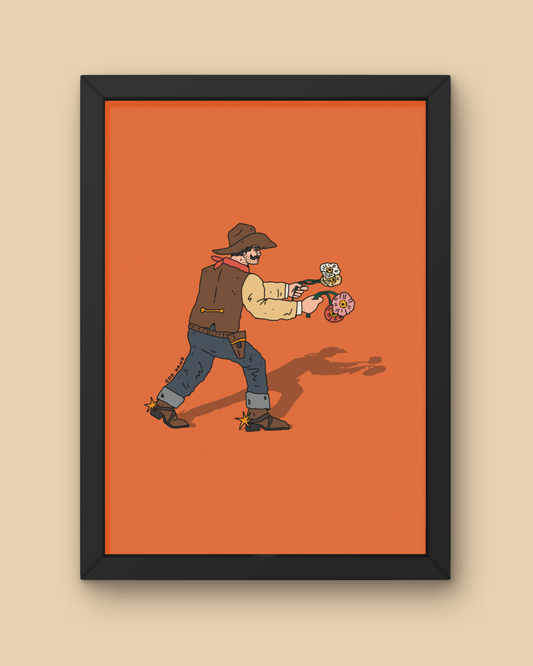 Poppy Cowboy Print