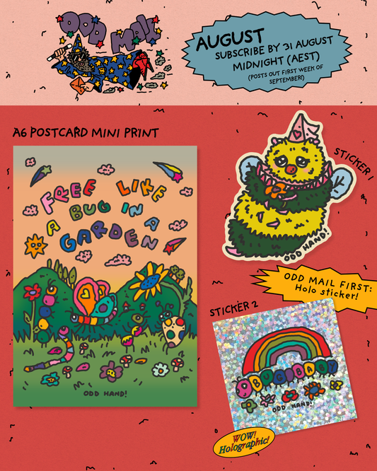 ODD MAIL: Monthly Sticker Club