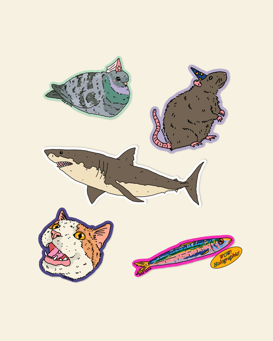 Animal Bundle (5 Stickers)