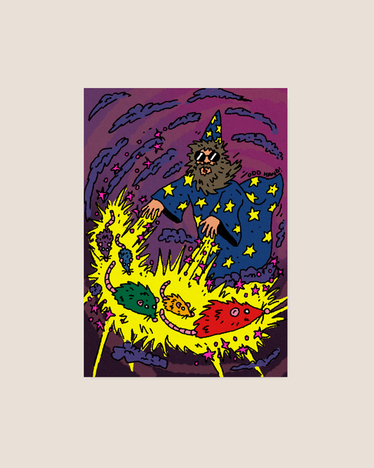 Wizard & The Rats Postcard