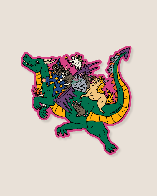 Wizard and Friends Sticker