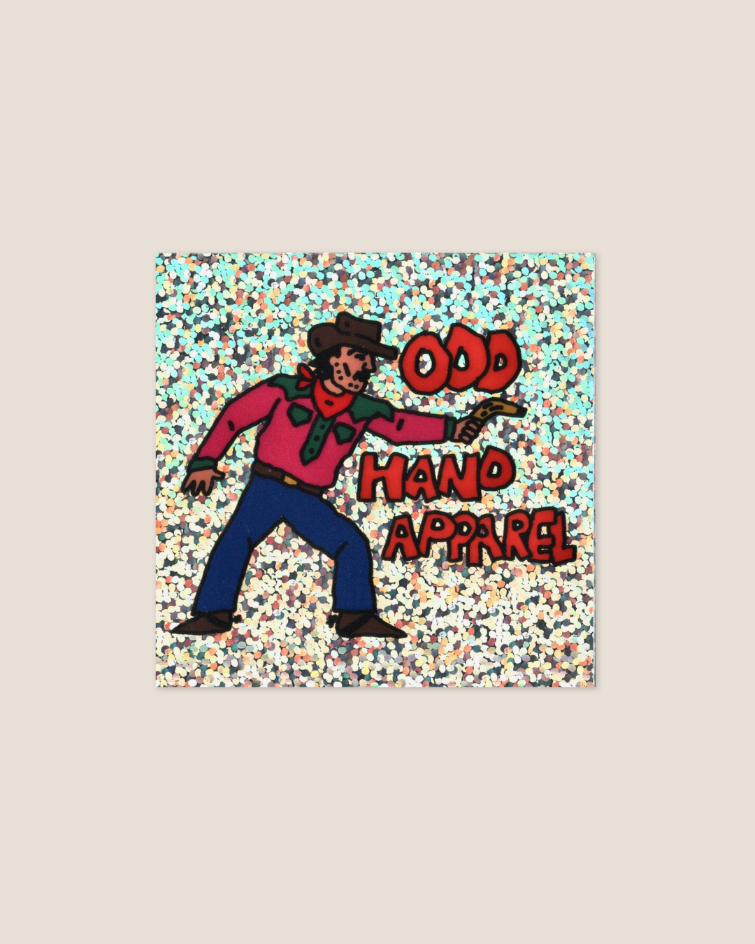 Odd Hand Apparel Holo Sticker