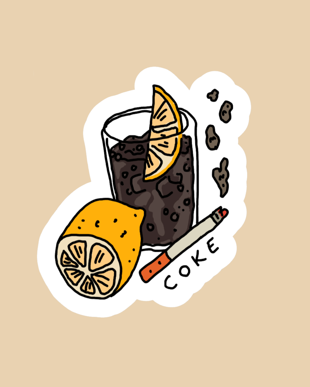 Coke Sticker